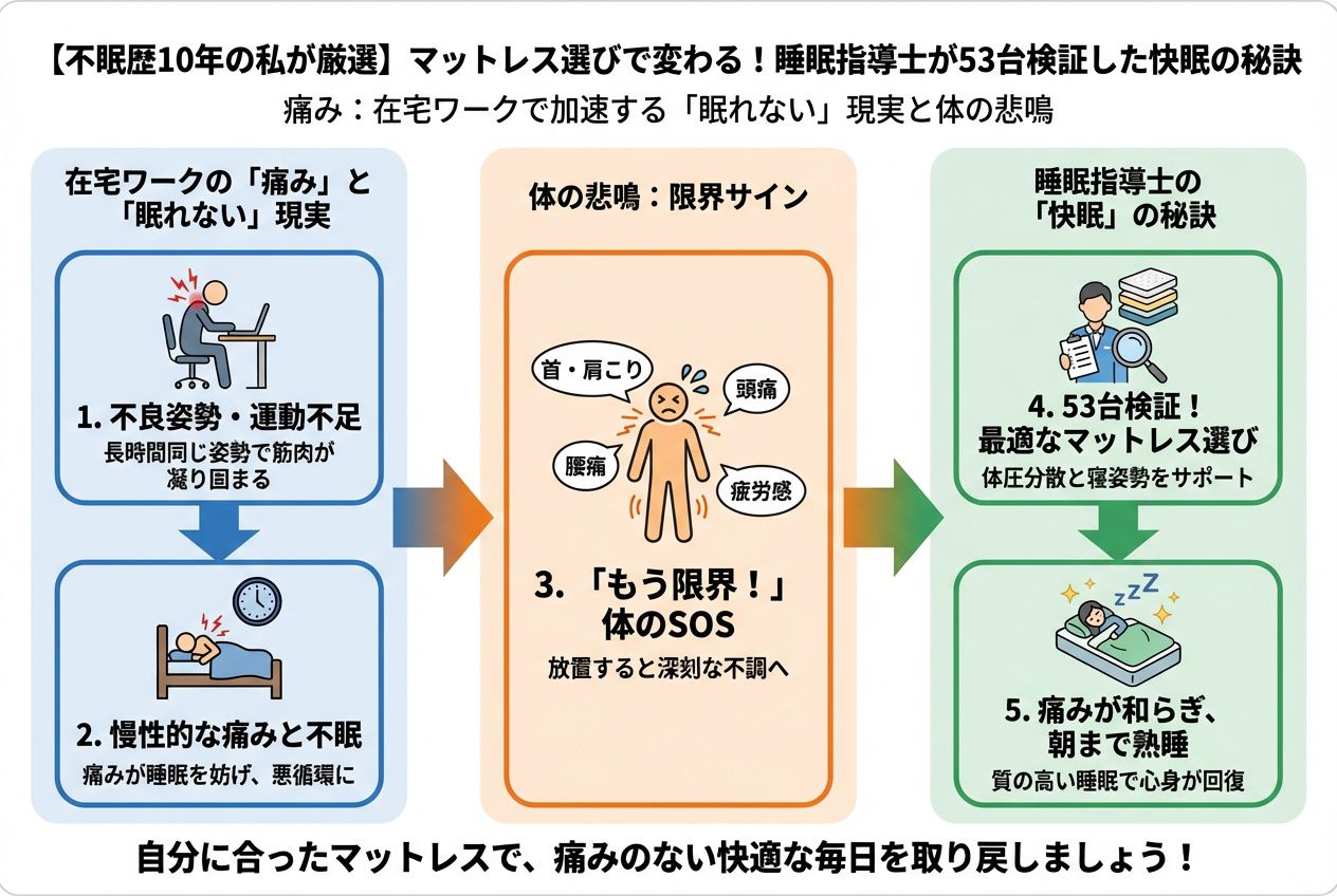 寝具 痛み:在宅ワークで加速する「眠れない」現実と体の悲鳴