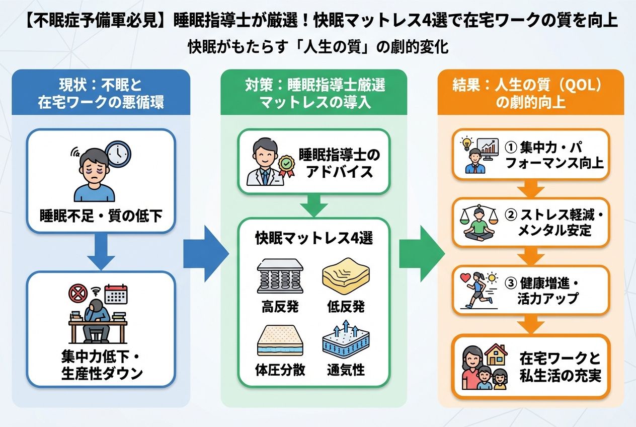 睡眠改善 快眠がもたらす「人生の質」の劇的変化