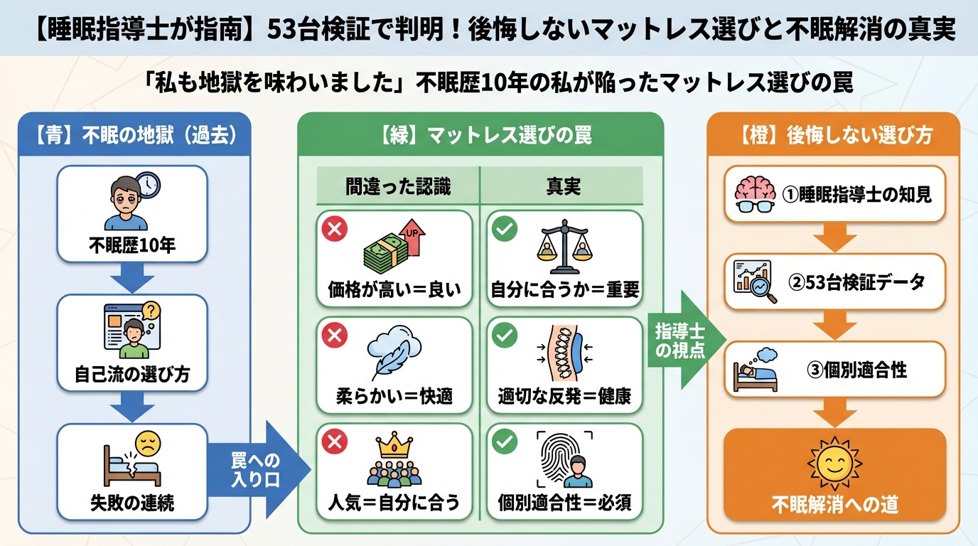 寝具 '私も地獄を味わいました' 不眠歴10年の私が陥ったマットレス選びの罠