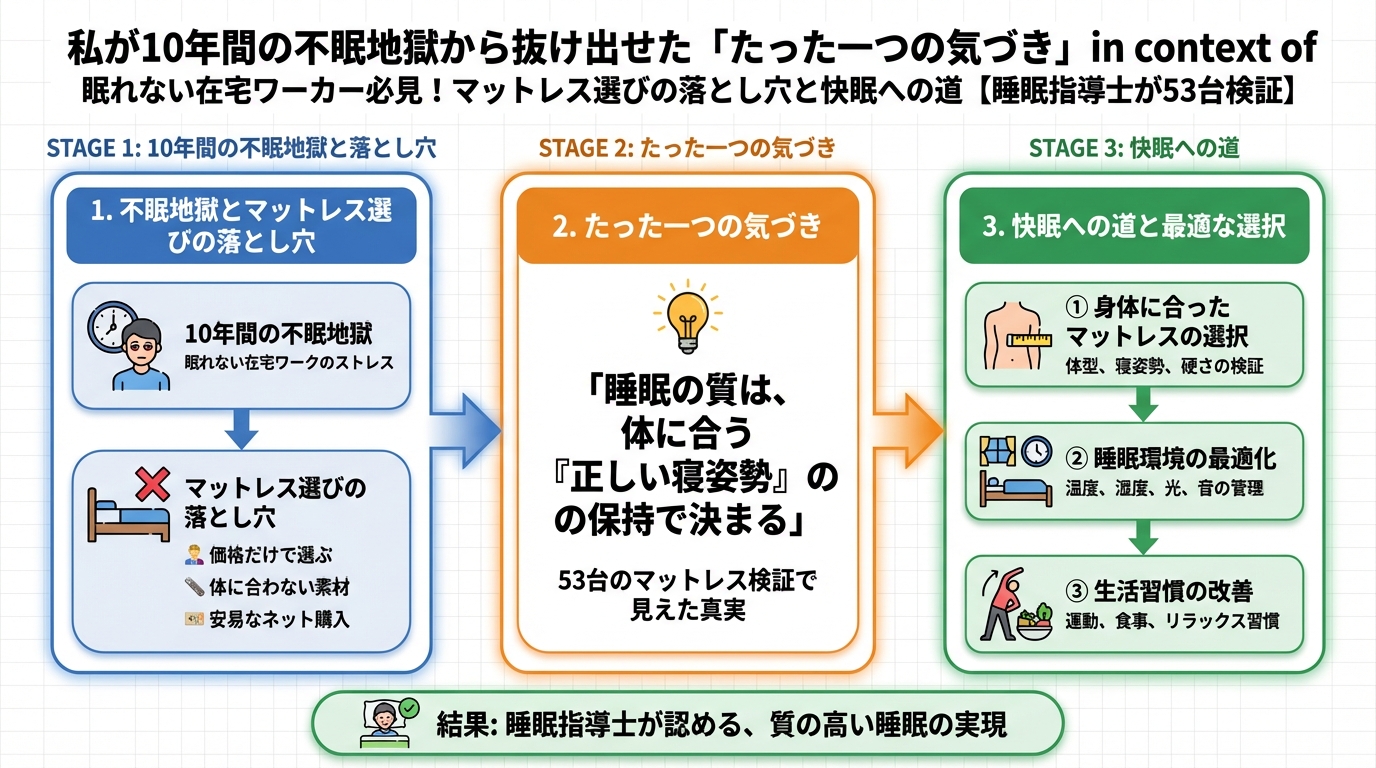 寝具 私が10年間の不眠地獄から抜け出せた「たった一つの気づき」