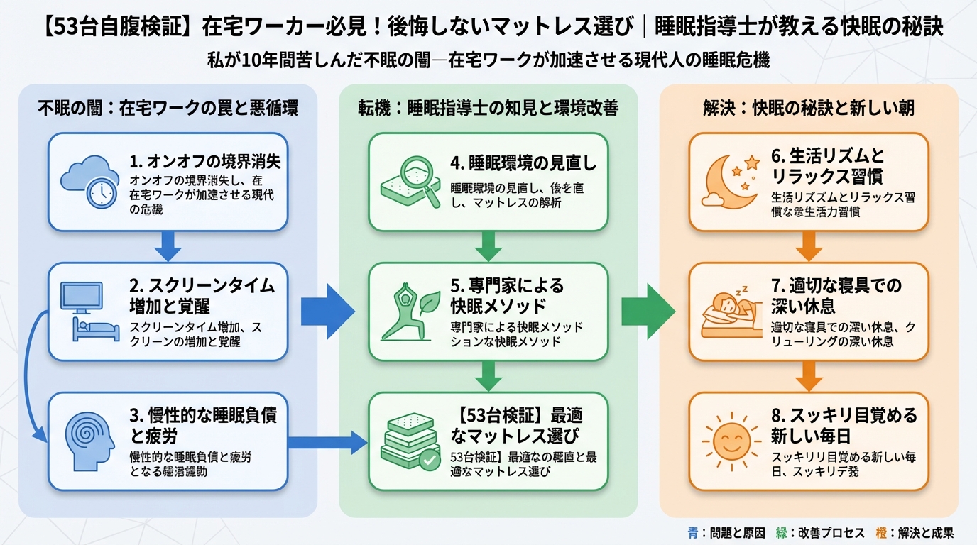 寝具 私が10年間苦しんだ不眠の闇―在宅ワークが加速させる現代人の睡眠危機
