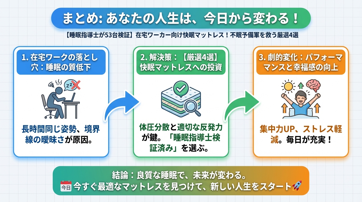寝具 まとめ: あなたの人生は、今日から変わる！