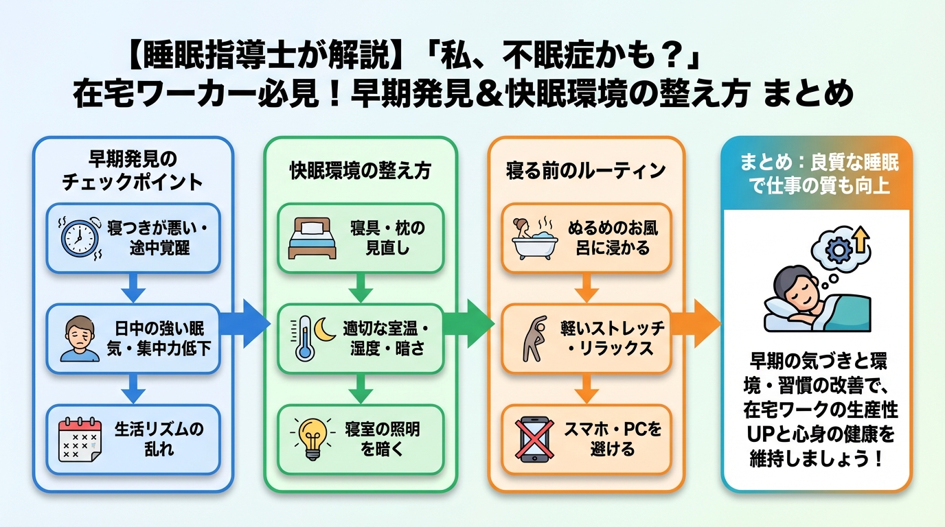 睡眠改善 まとめ