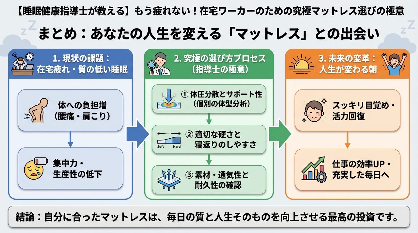 寝具 まとめ:あなたの人生を変える「マットレス」との出会い