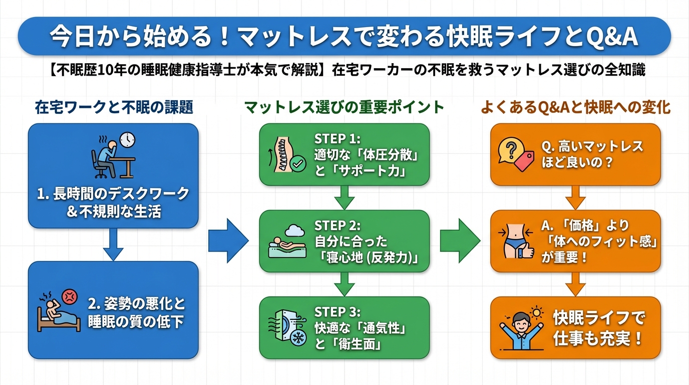 寝具 今日から始める！マットレスで変わる快眠ライフとQ&A