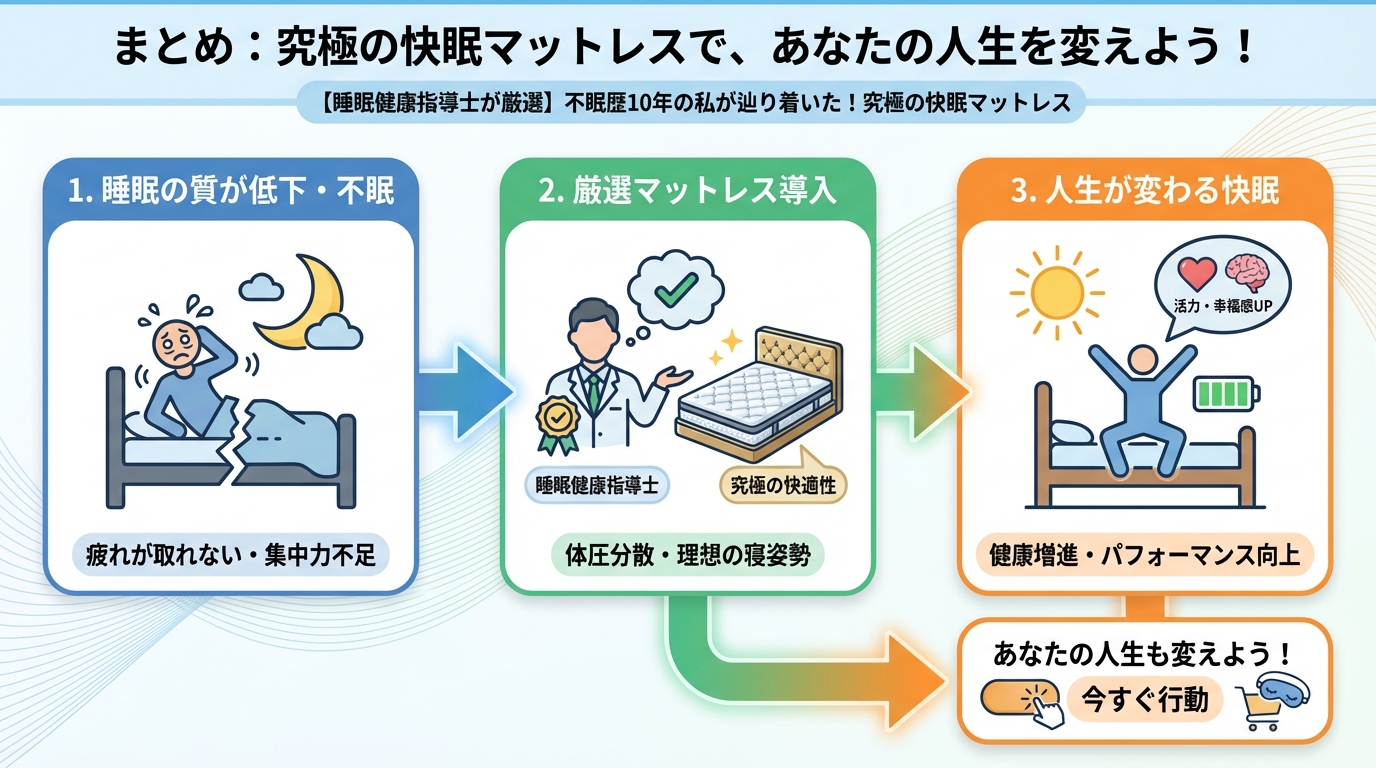 寝具 まとめ:究極の快眠マットレスで、あなたの人生を変えよう!