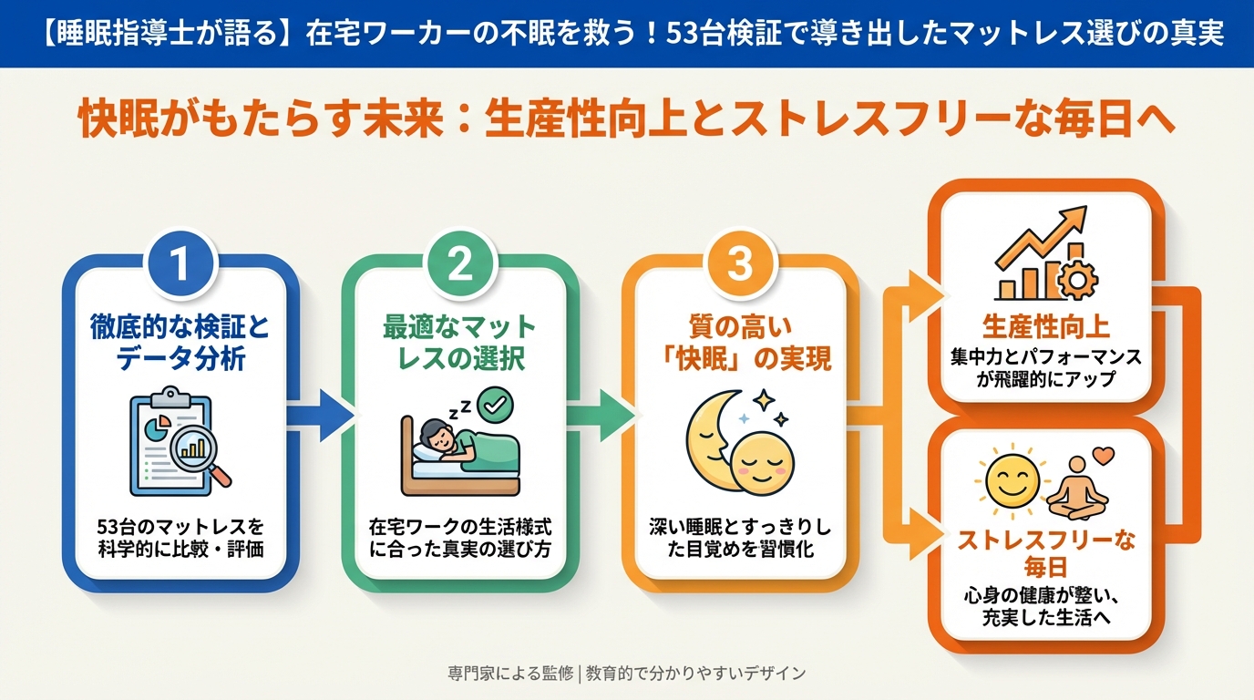 寝具 快眠がもたらす未来:生産性向上とストレスフリーな毎日へ