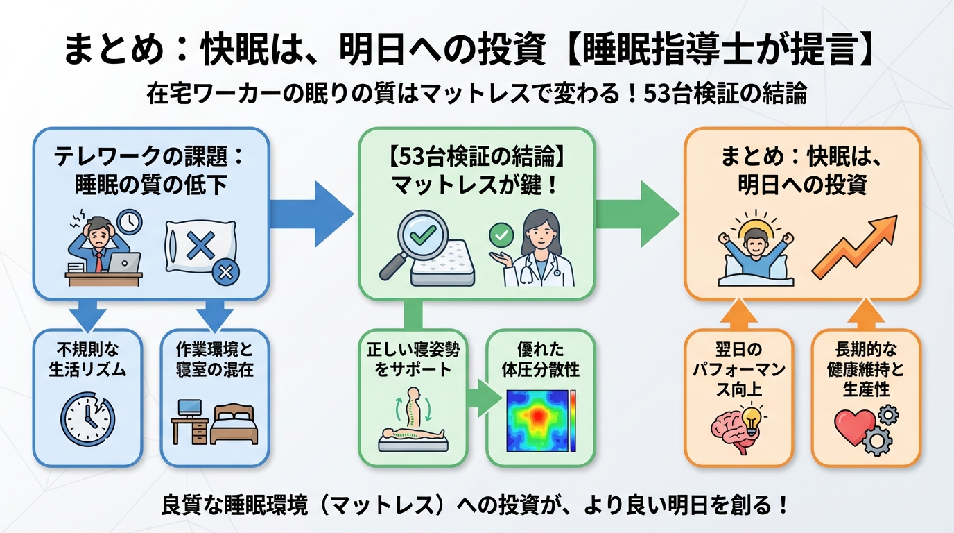 寝具 まとめ：快眠は、明日への投資