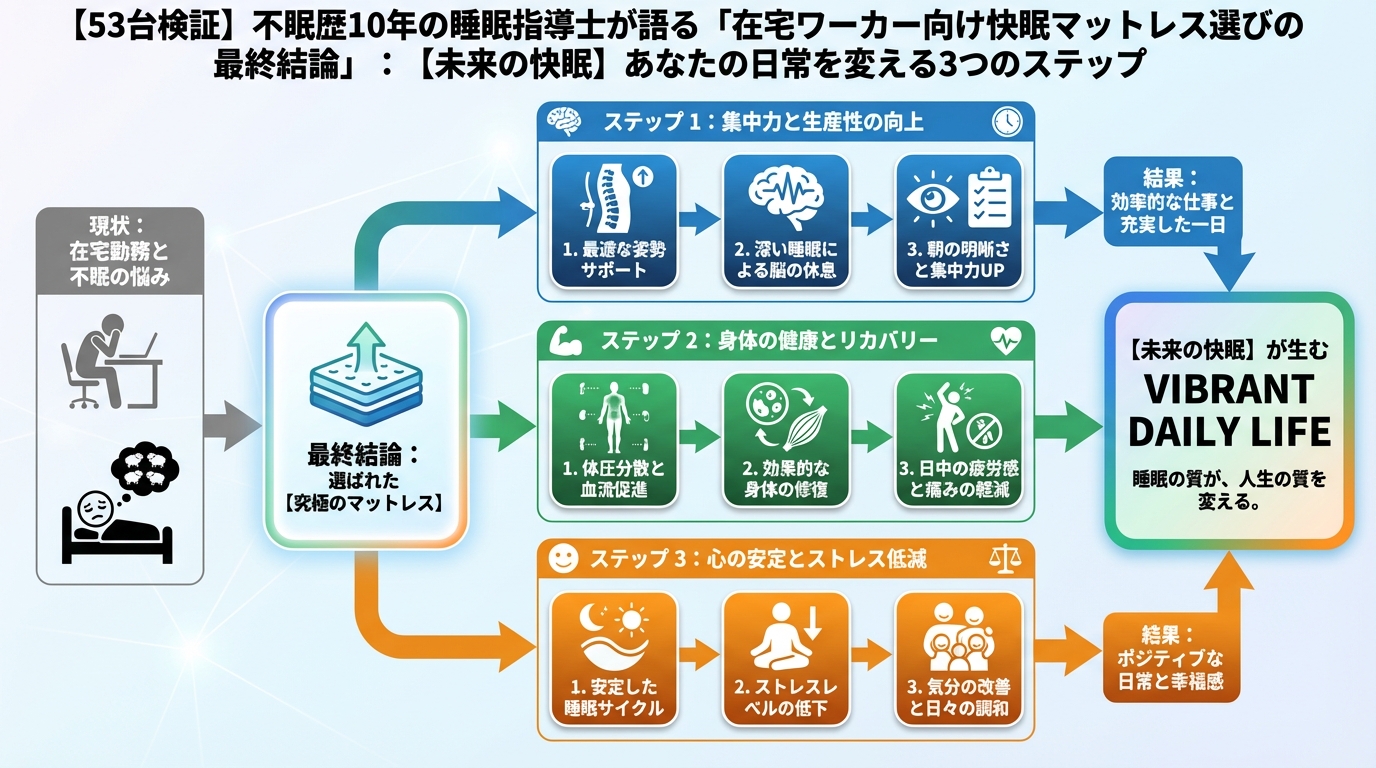 寝具 【未来の快眠】このマットレスがあなたの日常をどう変えるか