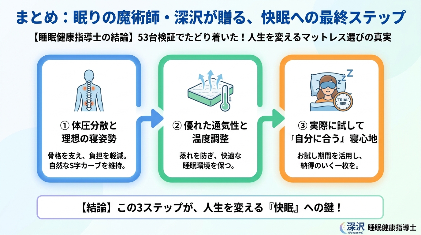 睡眠改善 まとめ: 眠りの魔術師・深沢が贈る、快眠への最終ステップ