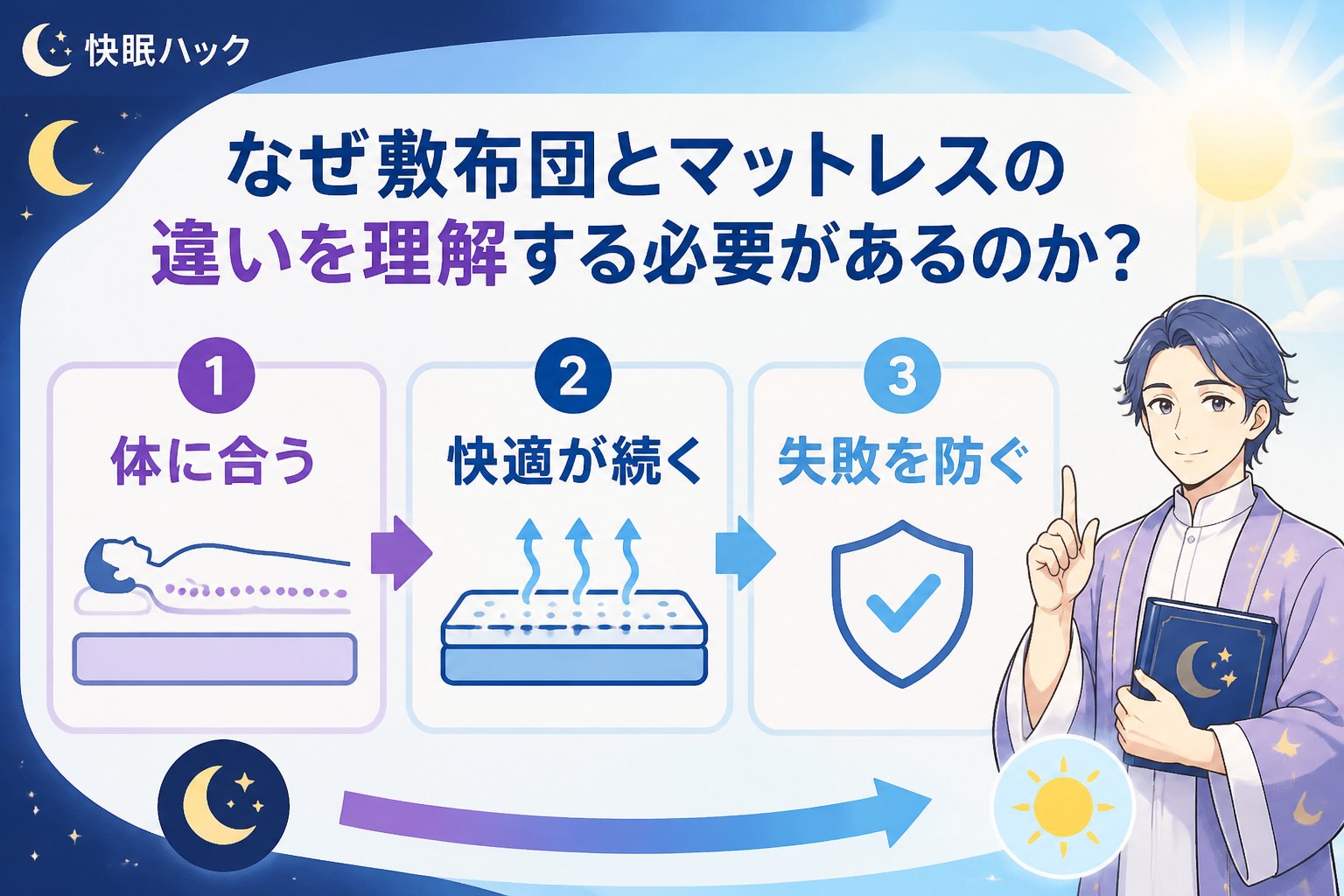 寝具 1. なぜ敷布団とマットレスの違いを理解する必要があるのか？