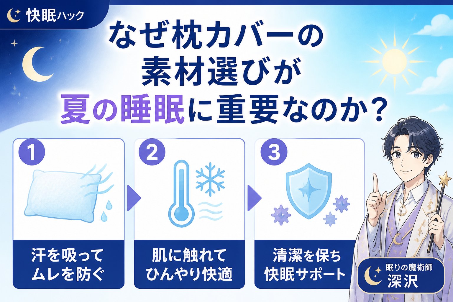 寝具 なぜ枕カバーの素材選びが夏の睡眠に重要なのか?