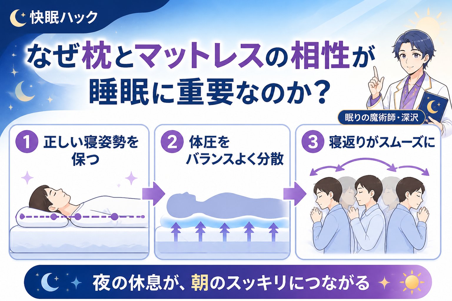 寝具 なぜ枕とマットレスの相性が睡眠に重要なのか?