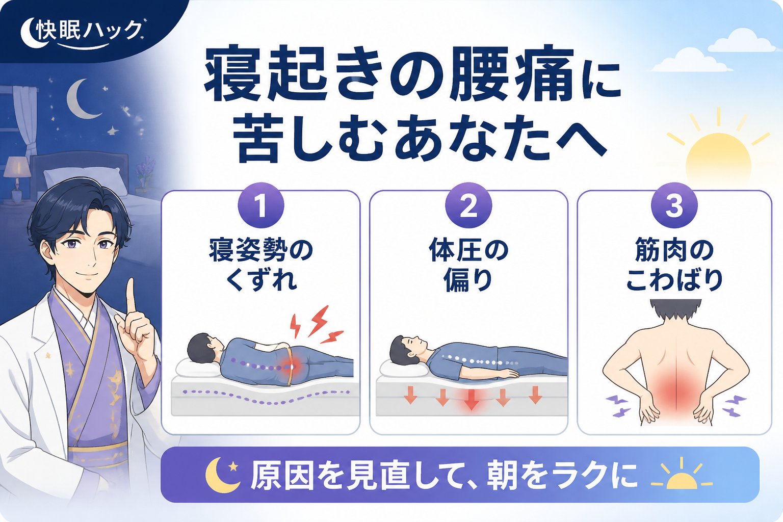 マットレス・快眠 痛みの悩み：寝起きの腰痛に苦しむあなたへ