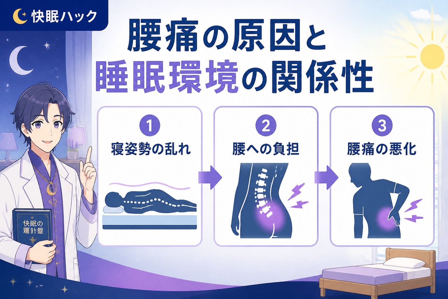 マットレス・快眠 腰痛の原因と睡眠環境の関係性