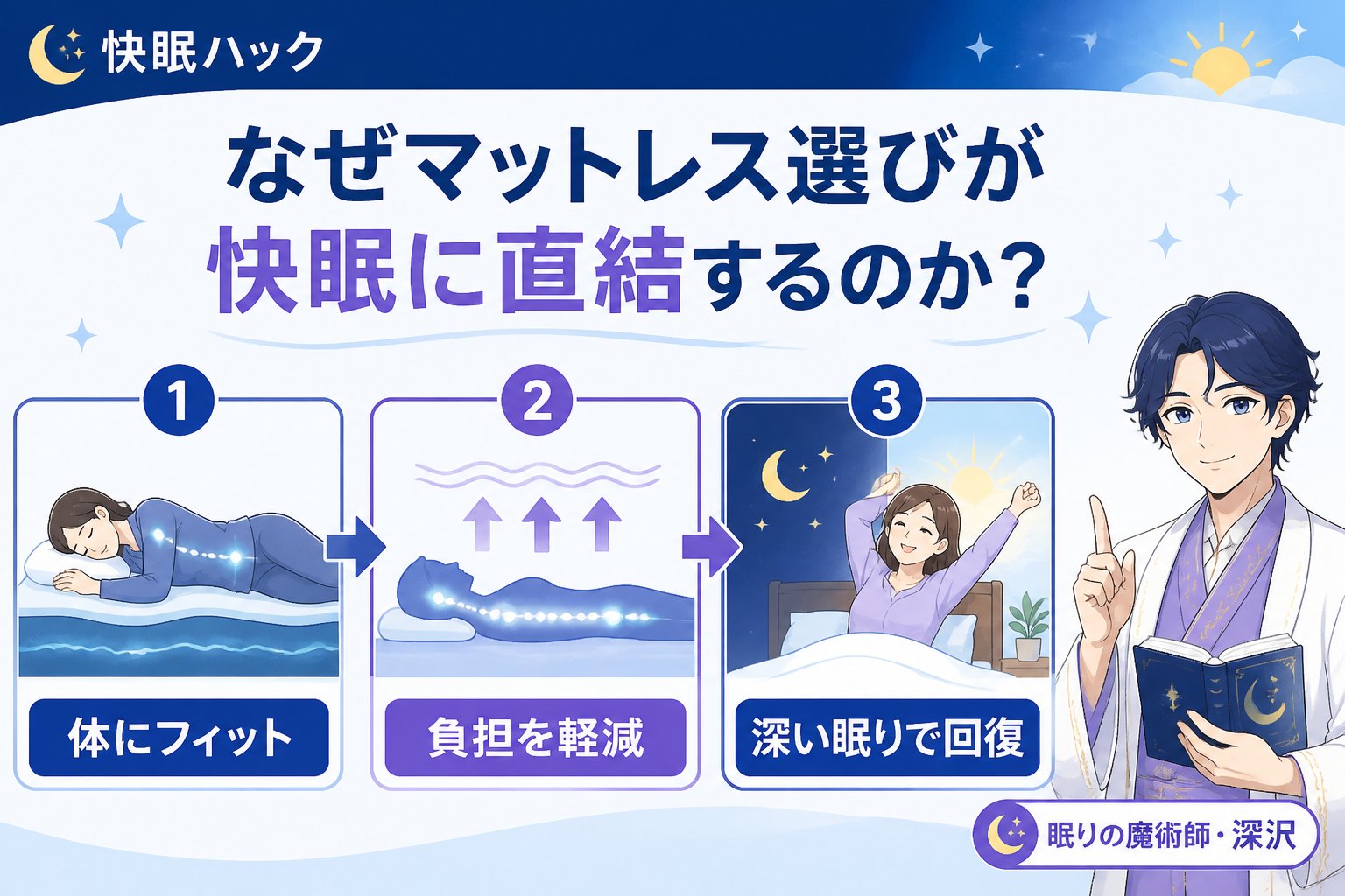快眠グッズ なぜマットレス選びが快眠に直結するのか？