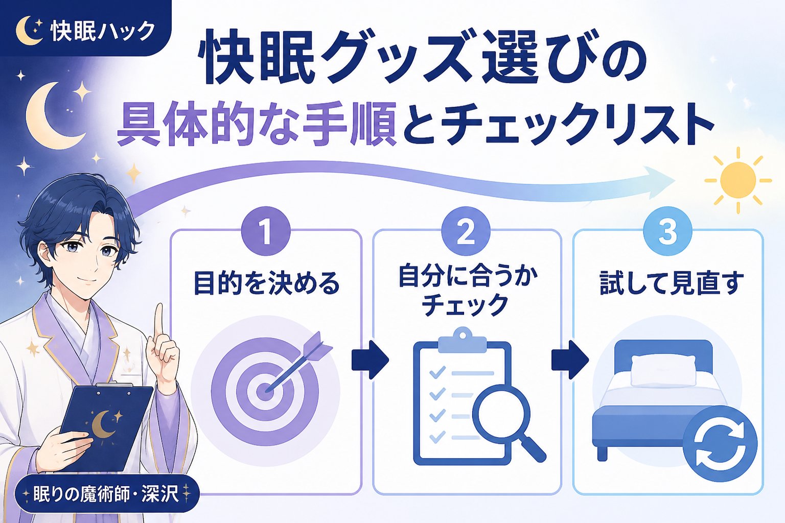 快眠グッズ 快眠グッズ選びの具体的な手順とチェックリスト
