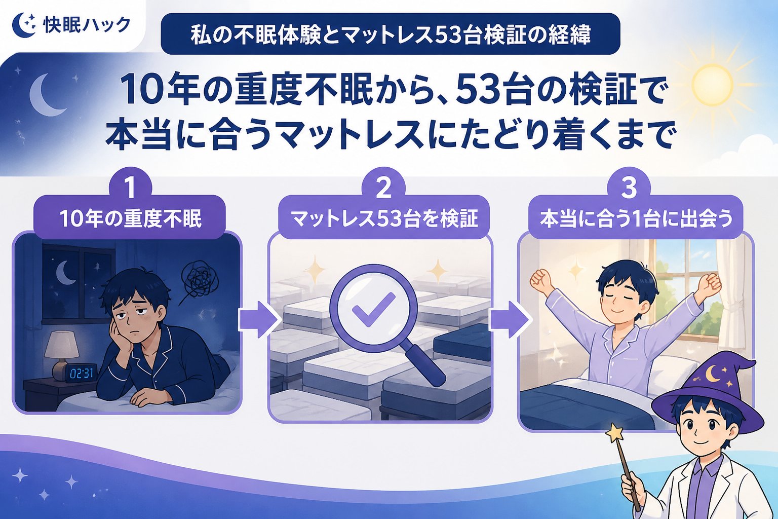 寝具 私の不眠体験とマットレス53台検証の経緯