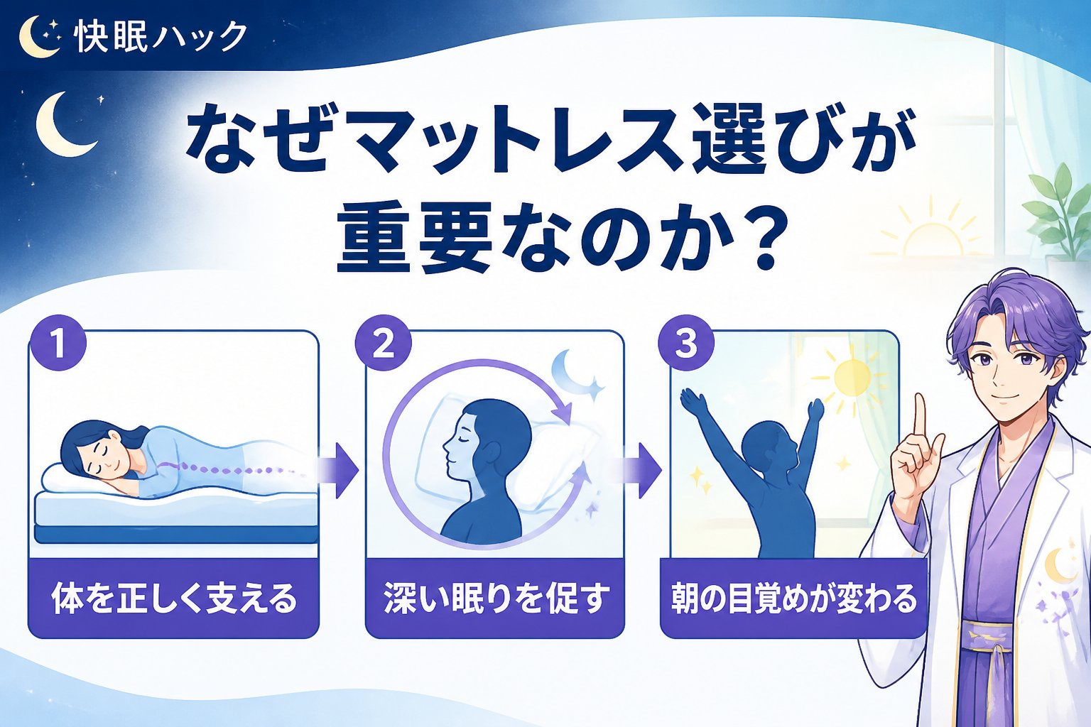 寝具 なぜマットレス選びが重要なのか？