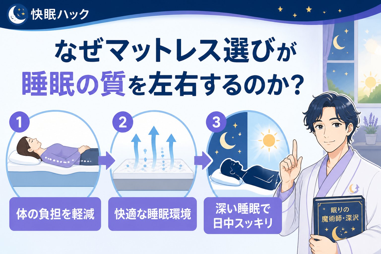 マットレス・快眠 なぜマットレス選びが睡眠の質を左右するのか？