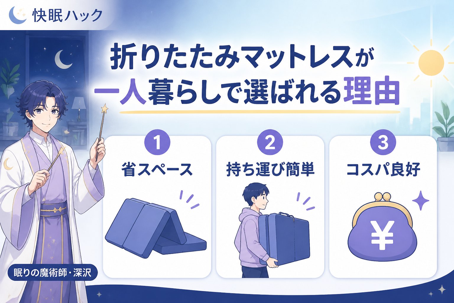 マットレス・快眠 折りたたみマットレスが一人暮らしで選ばれる理由と睡眠の悩み