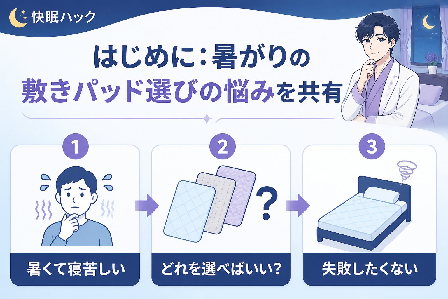 寝具 はじめに:暑がりの敷きパッド選びの悩みを共有
