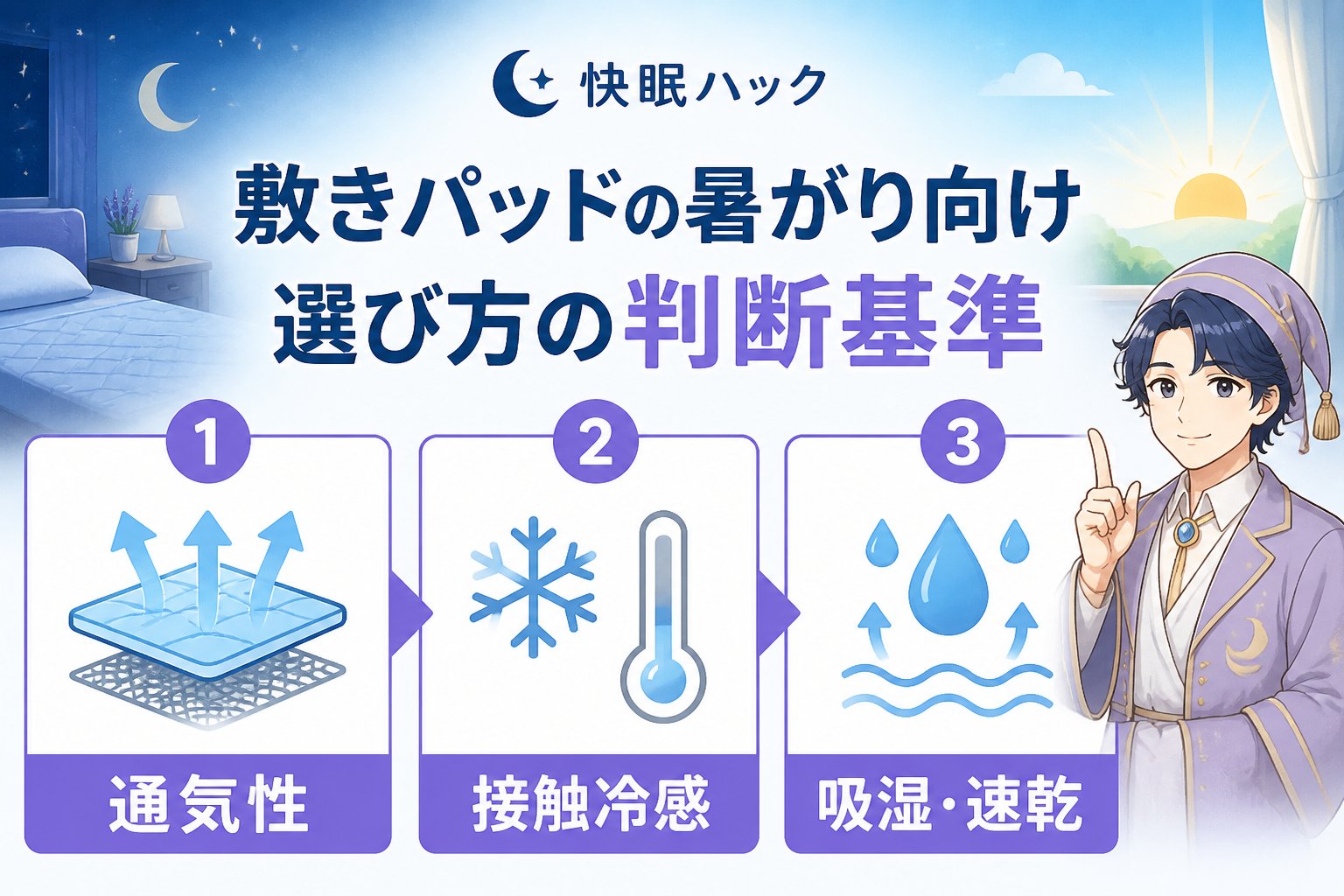 寝具 敷きパッド 暑がり 選び方の判断基準