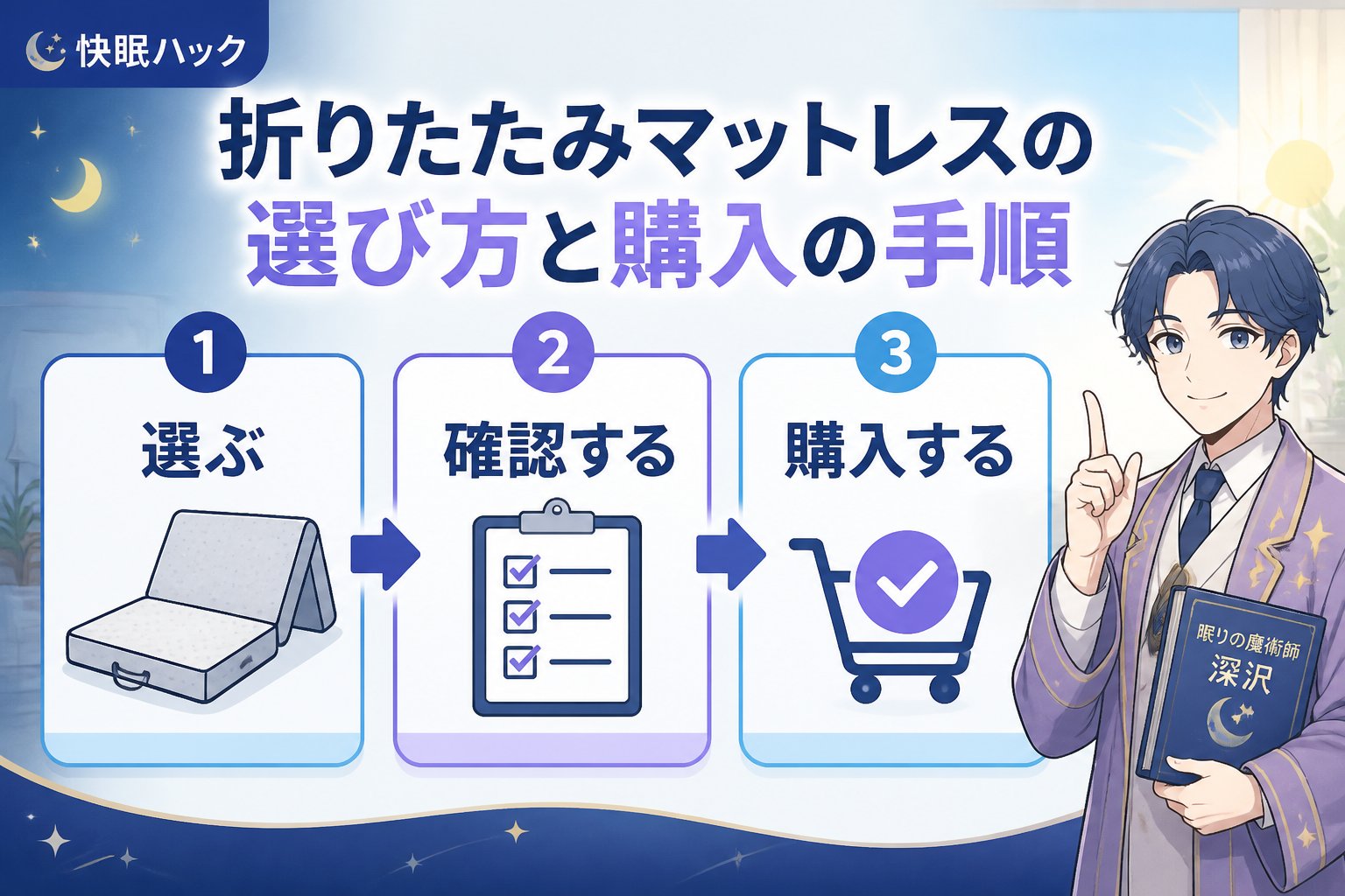 マットレス・快眠 折りたたみマットレスの選び方と購入の手順