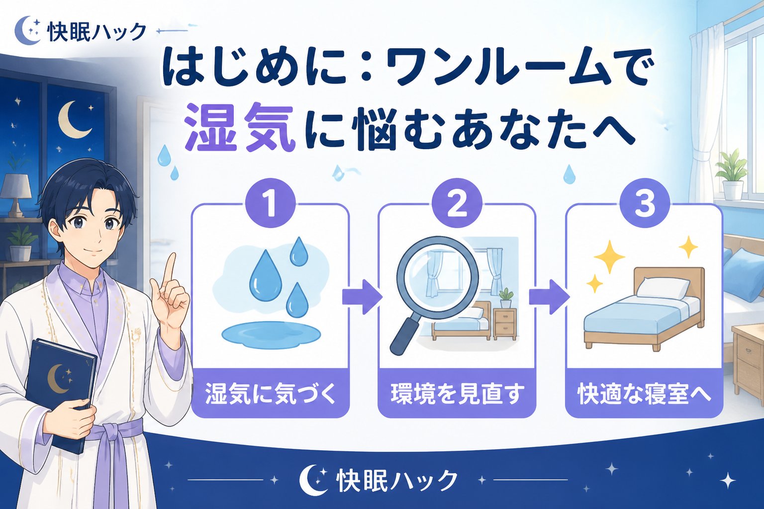 睡眠改善 はじめに：ワンルームで湿気に悩むあなたへ