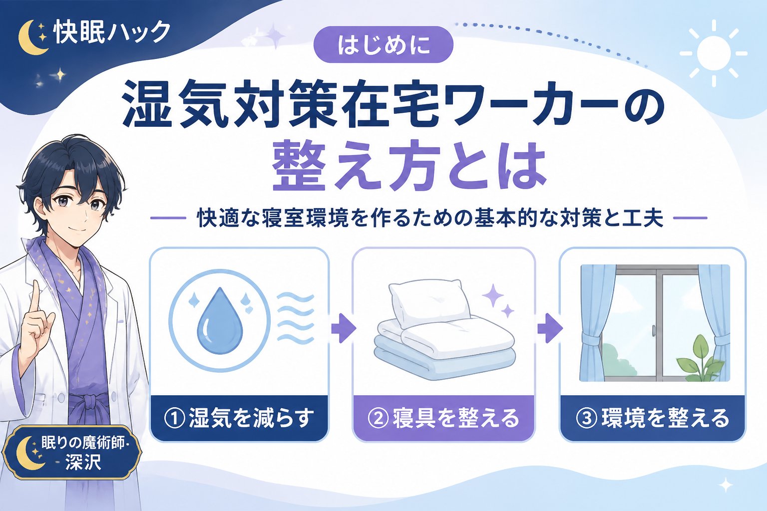 睡眠改善 はじめに:湿気対策在宅ワーカー整え方とは、快適な寝室環境を作るための基本的な対策と工夫のことです