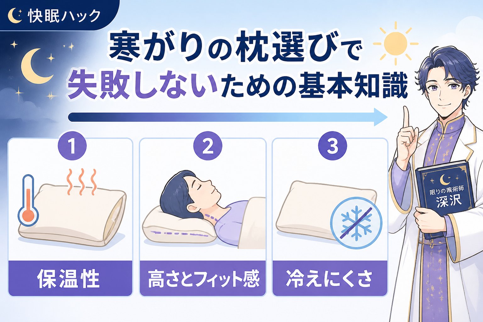 寝具 寒がりの枕選びで失敗しないための基本知識