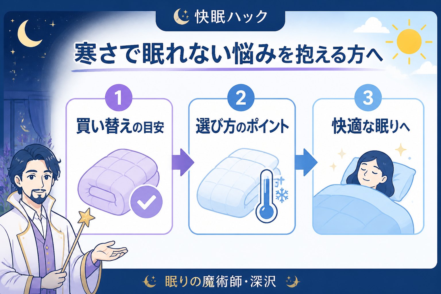 寝具 寒さで眠れない悩みを抱える方へ
