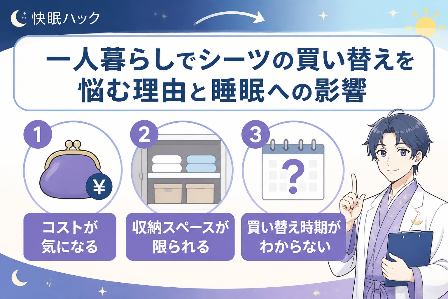 寝具 一人暮らしでシーツの買い替えを悩む理由と睡眠への影響