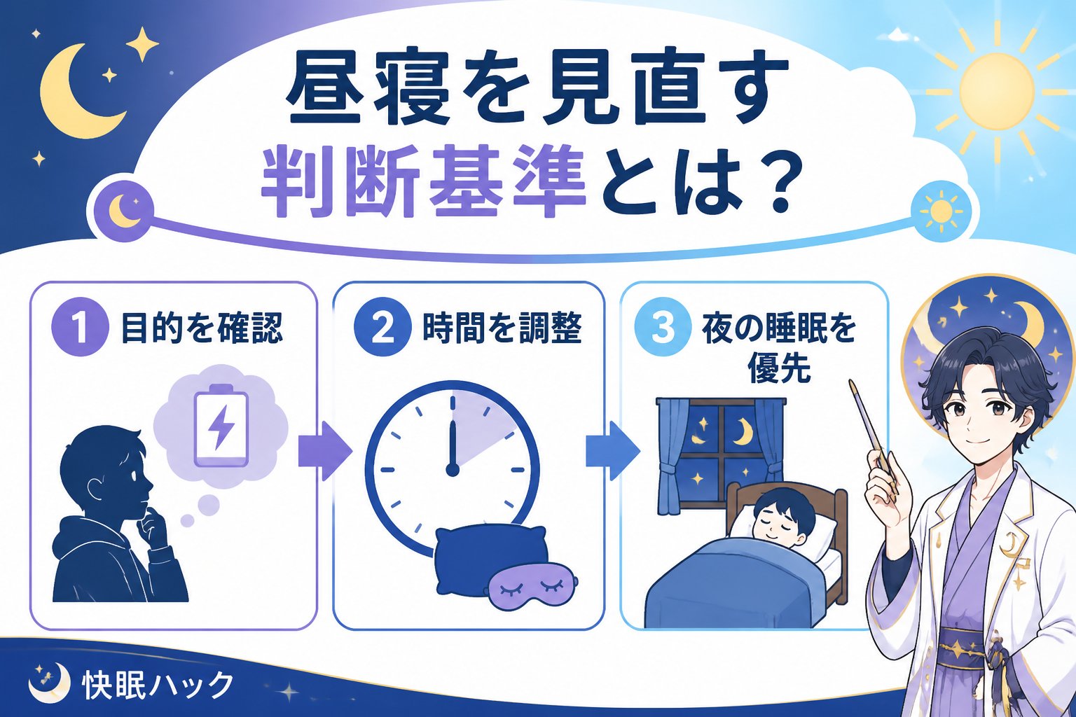 快眠グッズ 昼寝を見直す判断基準とは?