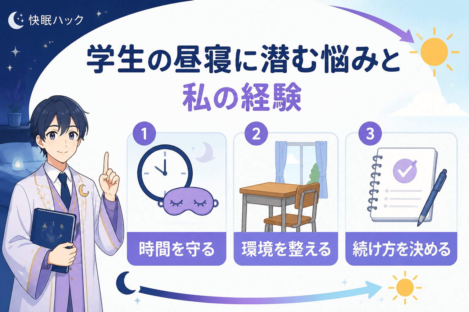 快眠グッズ 学生の昼寝に潜む悩みと私の経験