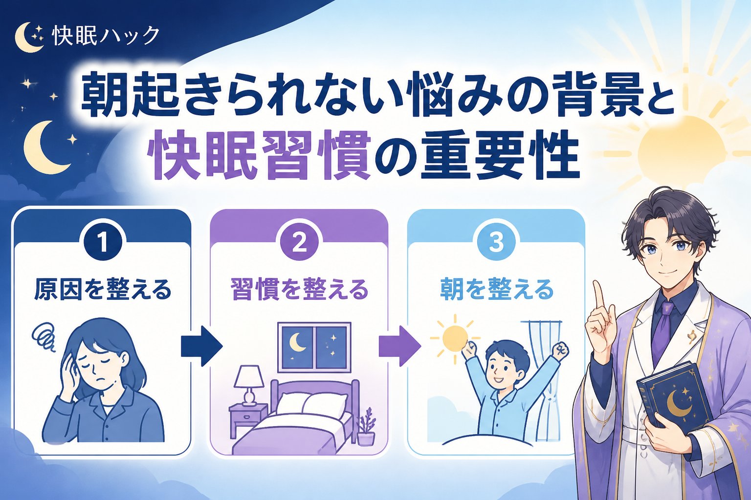 快眠グッズ 朝起きられない悩みの背景と快眠習慣の重要性