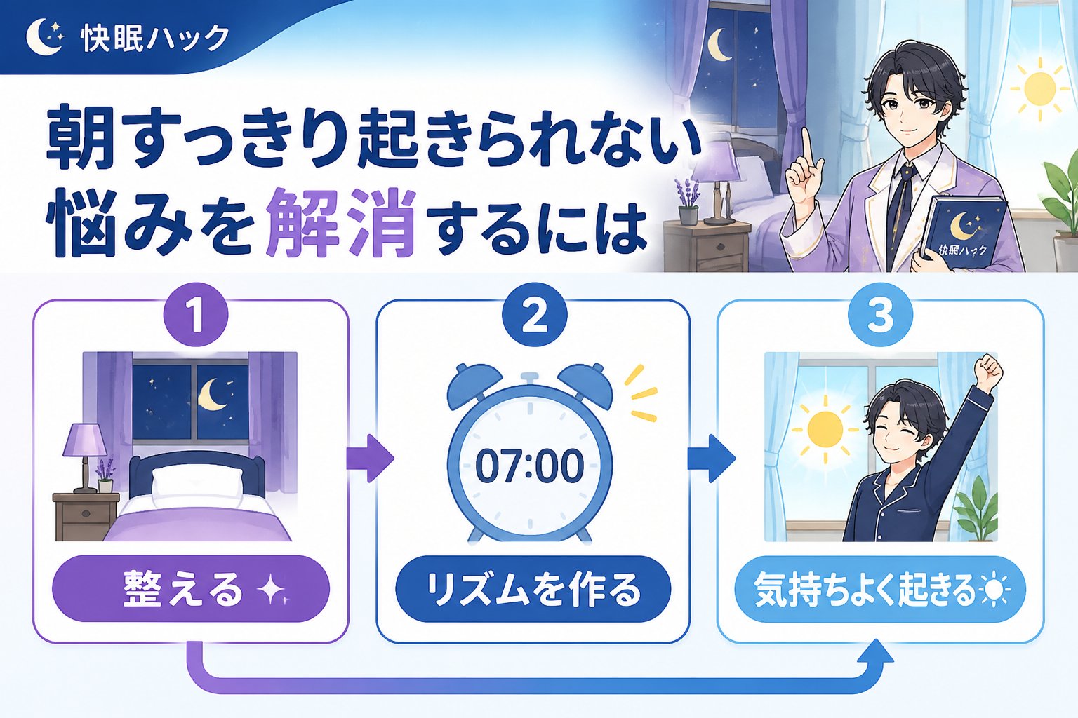 快眠グッズ 朝すっきり起きられない悩みを解消するには