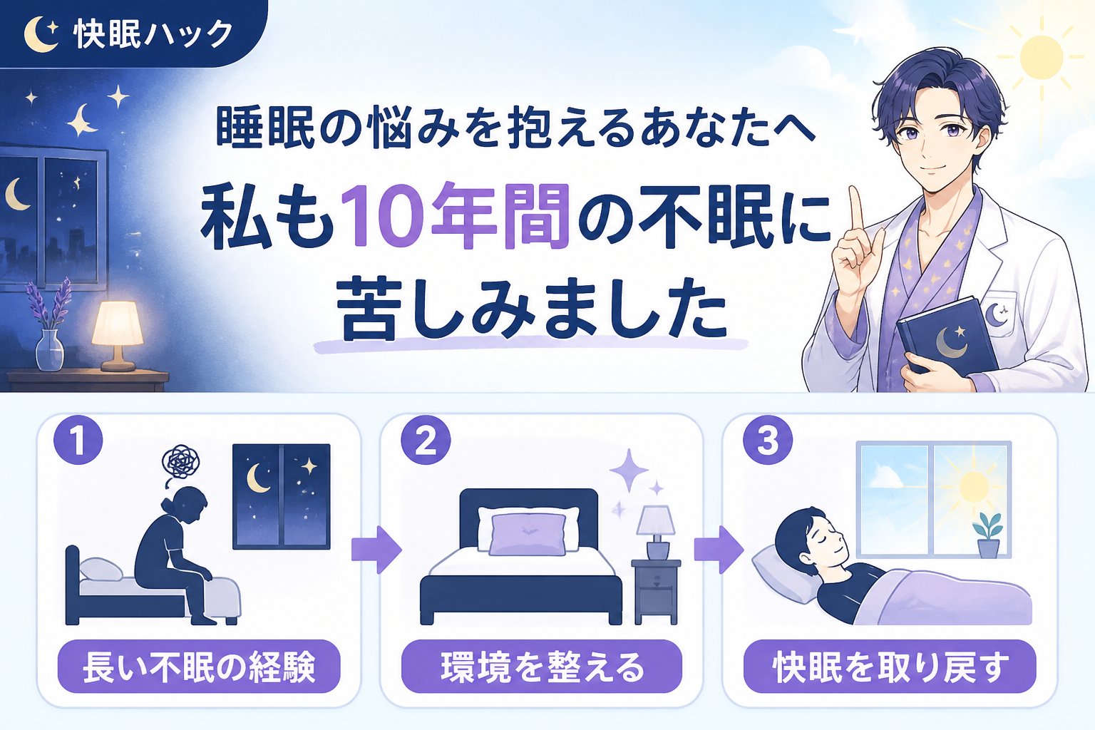 マットレス・快眠 睡眠の悩みを抱えるあなたへ:私も10年間の不眠に苦しみました