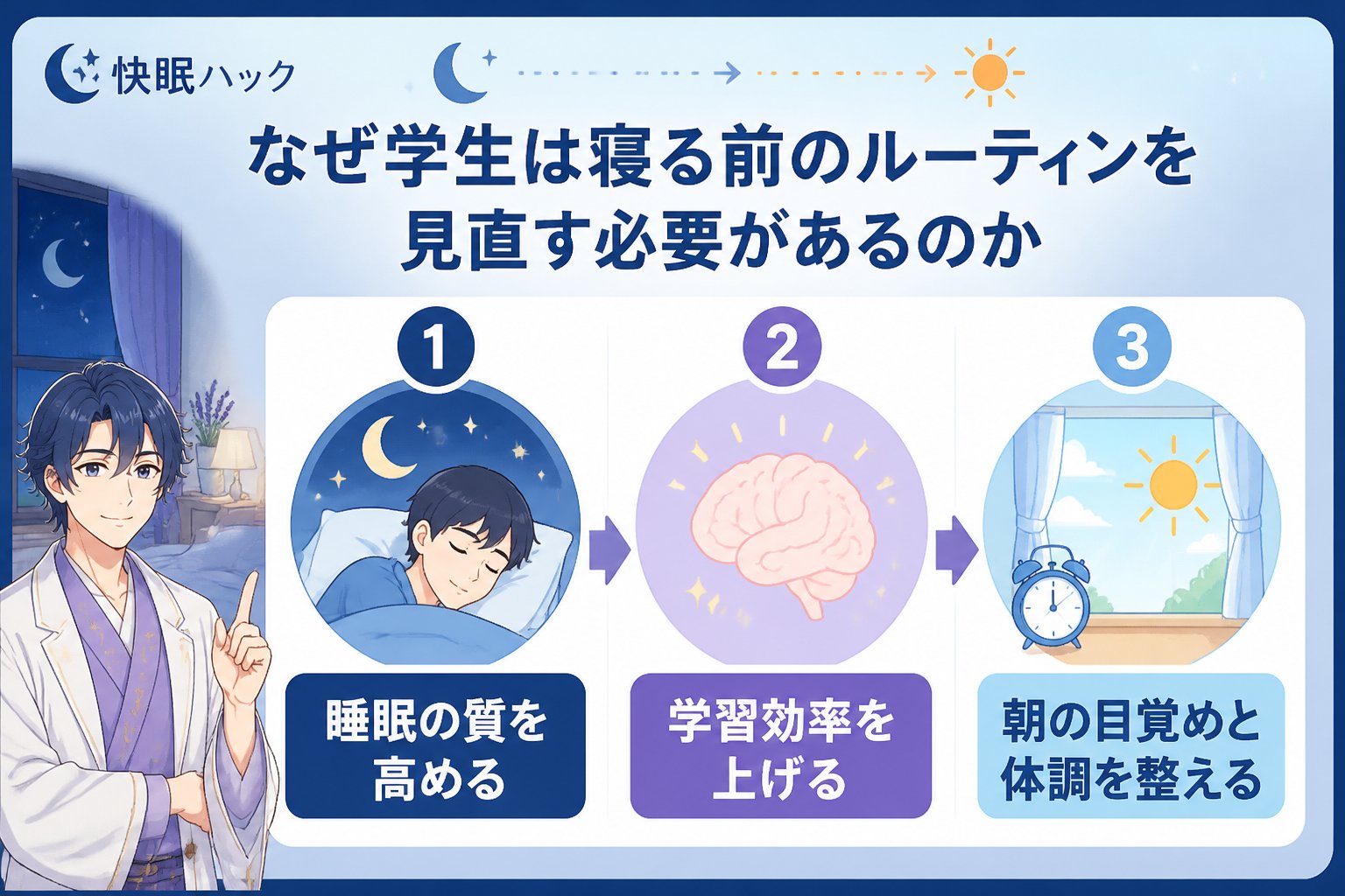 快眠グッズ なぜ学生は寝る前のルーティンを見直す必要があるのか