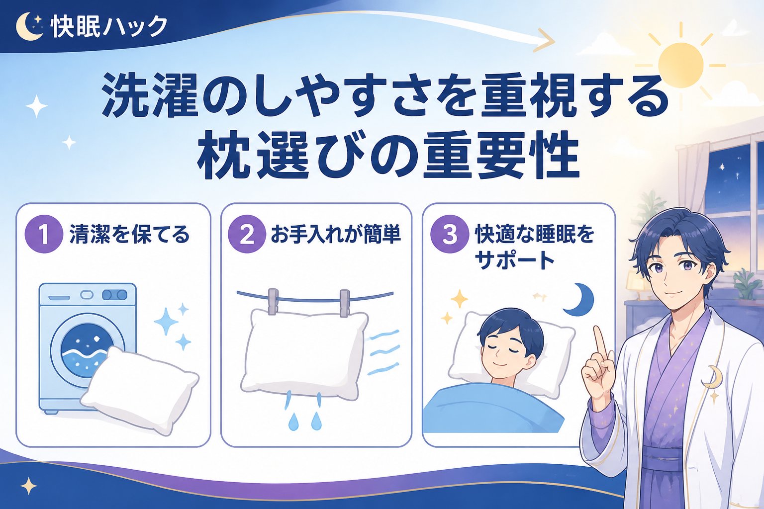寝具 洗濯のしやすさを重視する枕選びの重要性