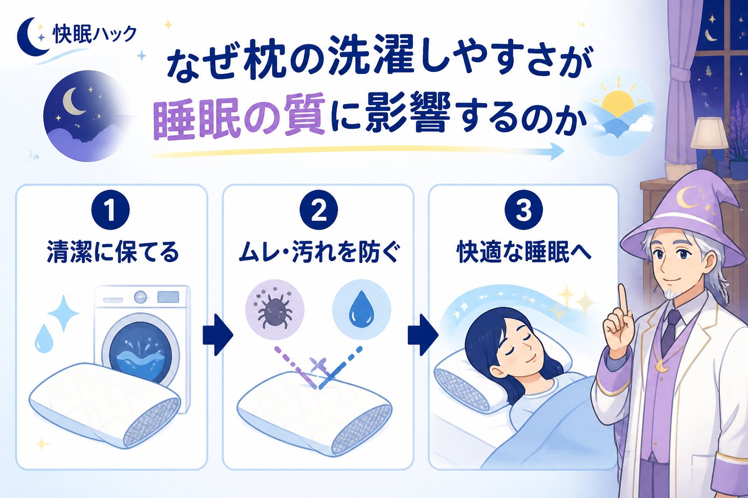 寝具 なぜ枕の洗濯しやすさが睡眠の質に影響するのか